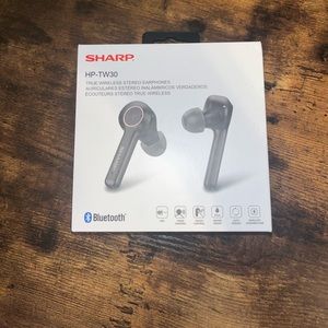 SHARP Brand HP-TW30 Wireless Stereo Headphones NWT